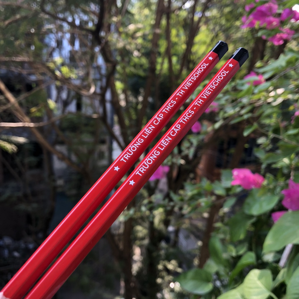 In ấn bút chì theo yêu cầu, làm bút chì giá rẻ cho học sinh, sinh viên