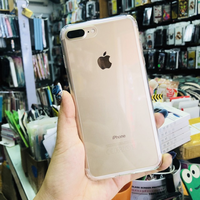 Ốp Totu trong suốt lưng kính chống ố Iphone 7 8 7plus 8 plus X XS MAX