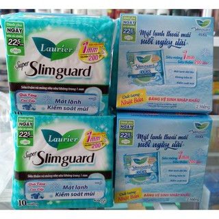 Băng Vệ Sinh Laurier Super Slimguard 10 miếng 22.5cm