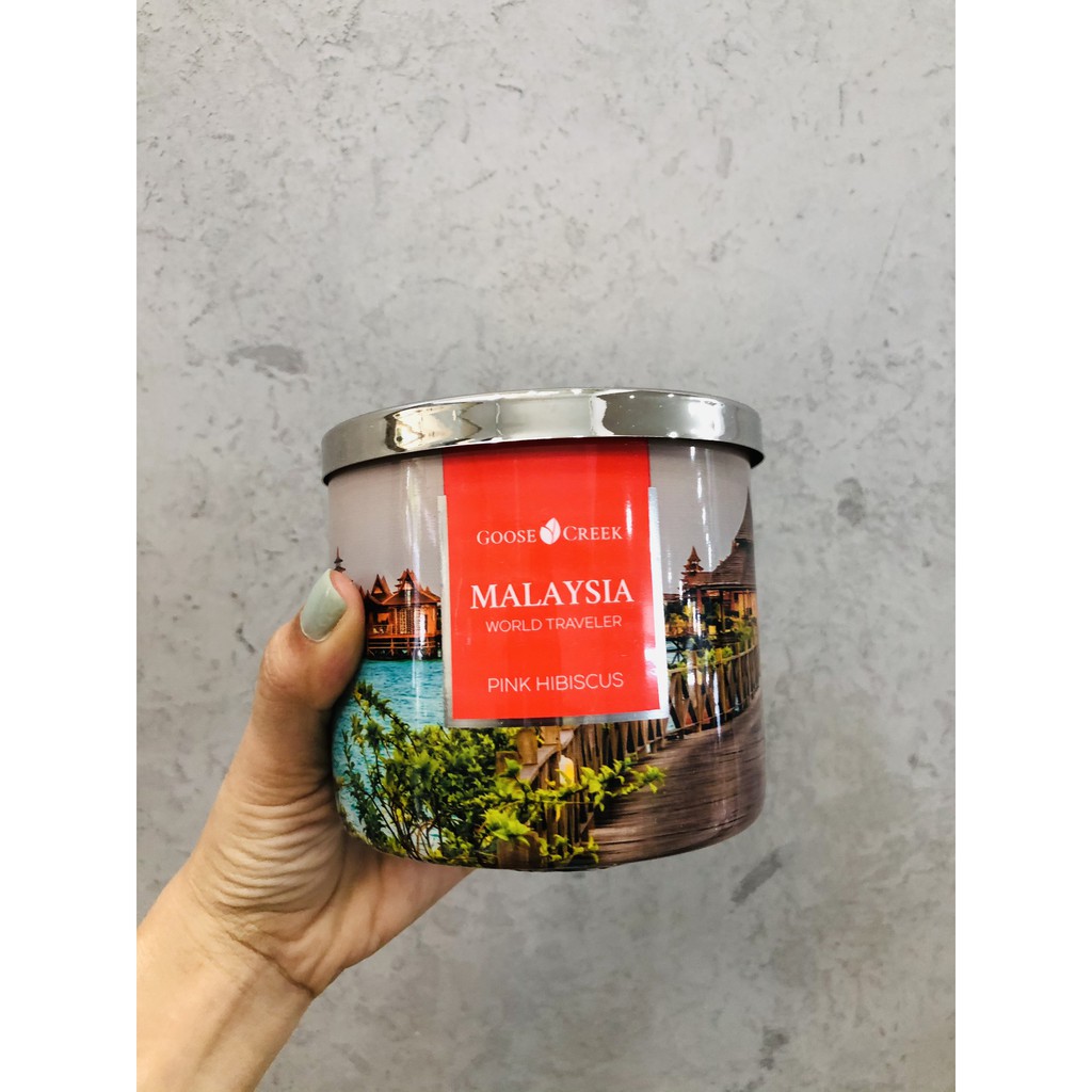 Nến Thơm Goose Creek WORLD TRAVELER 411g 3 Bấc