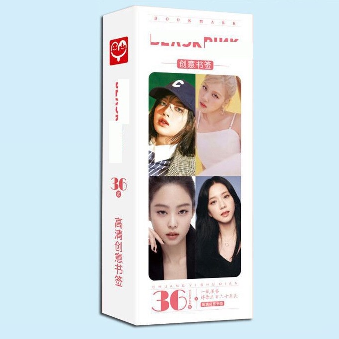 Bookmark blackpink hộp ảnh tập ảnh đánh dấu sách 36 tấm