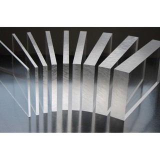 Combo 2 tấm mica dày 10mm kích thước 29cmx40cm và 25cm x 24,5cm