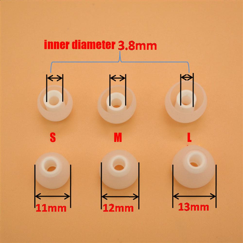 GOGOUP Set 12 Nút Tai Nghe Nhét Tai Thay Thế Bằng Silicon Mềm 3.8mm