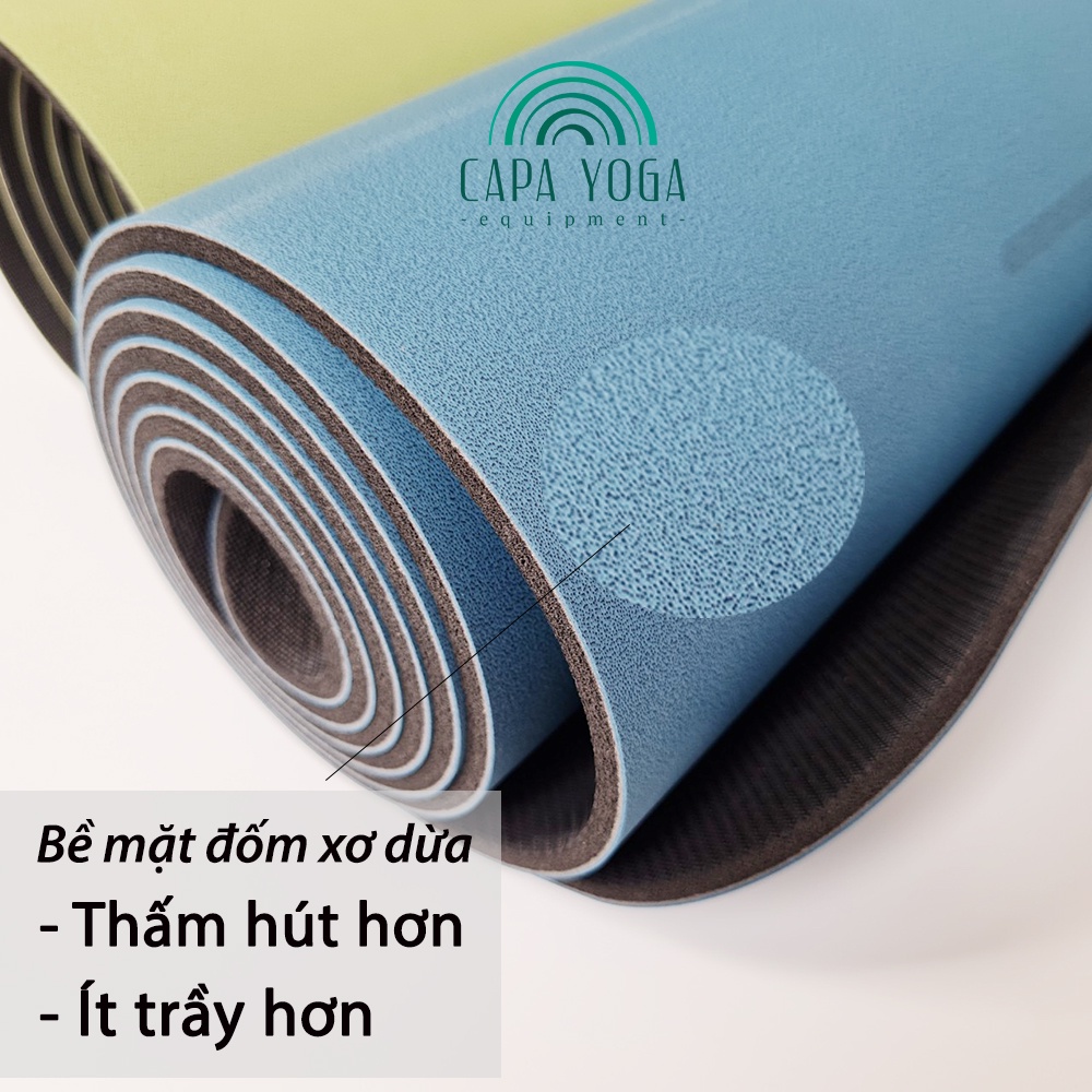 Thảm tập yoga Cao su PU định tuyến Relax
