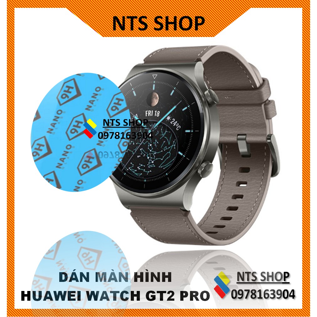 Dán cường lực nano Huawei Watch GT2 Pro