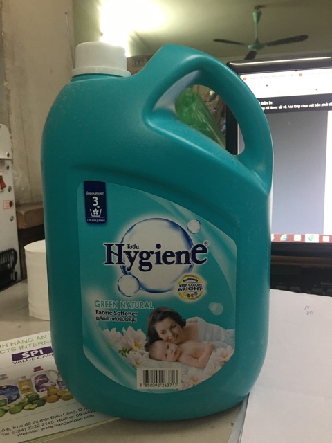 Nước xả vải hygien can 3500 mL