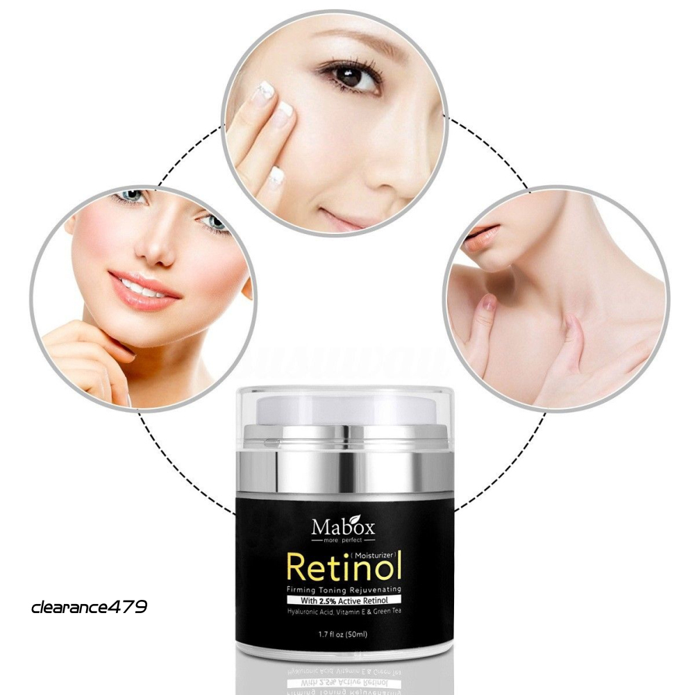 (Hàng Mới Về) Kem Dưỡng Ẩm Retinol 479 Retinol Hyaluronic Acid Vitamin E Chống Lão Hóa