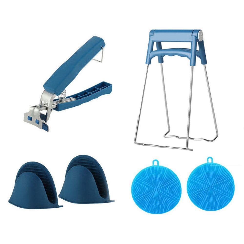 NICKOLAS Dụng Cụ Kẹp Chén Dĩa Chống Trượt Bằng Thép Không Gỉ Cao Cấp