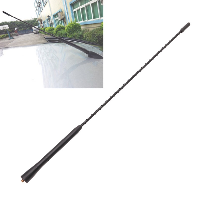 ROX 16&quot; Mast Whip Car Auto Radio Antenna For Z 3 4 Mazda 5 6 Toyota Jetta