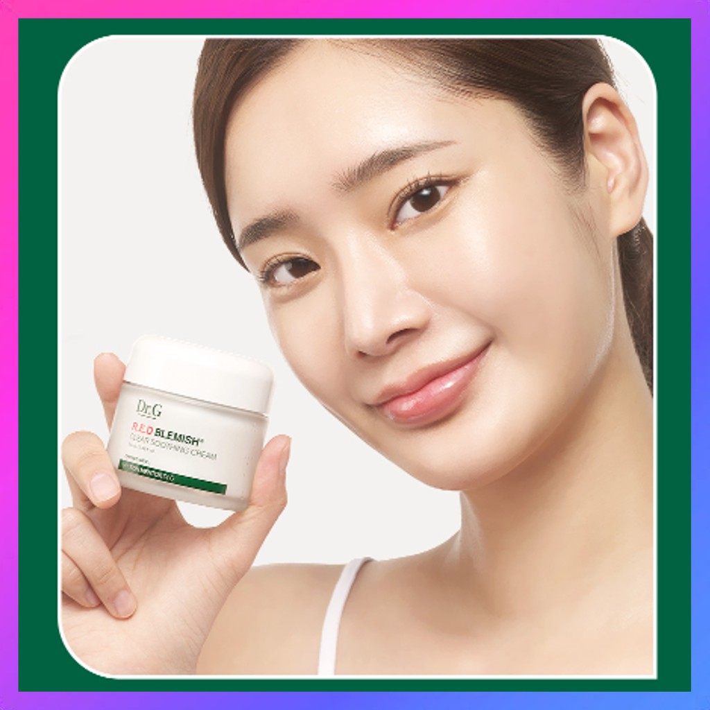 Kem dưỡng da Dr.G Red Blemish Clear Soothing Cream 70ml với chiết xuất rau má làm dịu da ửng đỏ và giảm mụn | BigBuy360 - bigbuy360.vn
