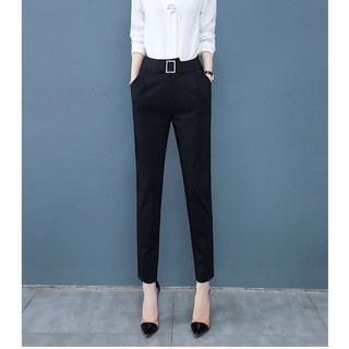 Quần Baggy Nữ ❤️FREESHIP❤️Quần Baggy Công Sở Đen