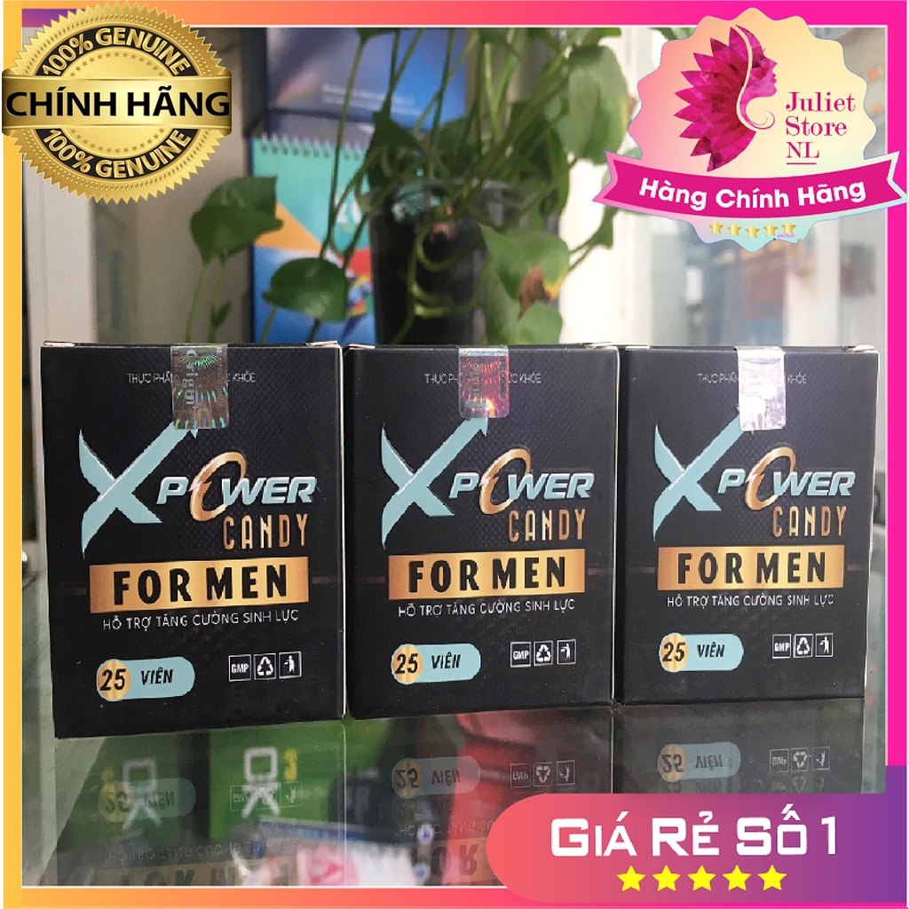 [CHÍNH HÃNG] X-POWER - KẸO NGẬM TĂNG CƯỜNG SINH LÝ QUÝ ÔNG XPOWER CANDY HIỆU QUẢ NHANH CHÓNG