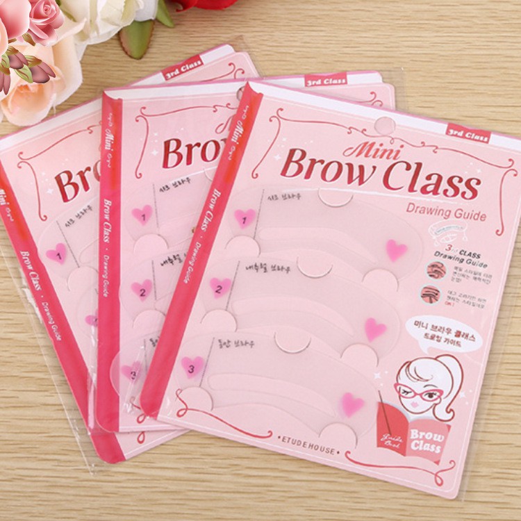 Khung kẻ mày ngang 3 kiểu Mini Brow Class
