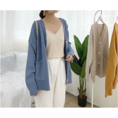 [Hàng chuẩn] Áo khoác cardigan len cúc phong cách Hàn Quốc | BigBuy360 - bigbuy360.vn