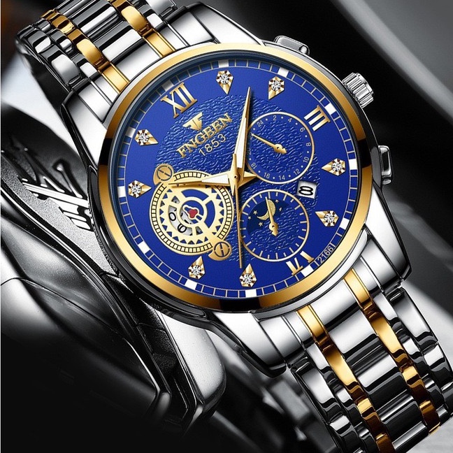 Đồng Hồ Thạch Anh FNGEEN F7 Sang Trọng Cho Nam