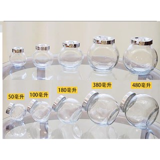 Hũ Nghiêng Nắp Bạc 2 Đáy Đựng Gia Vị, Thực Phẩm, 380ML.