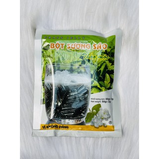 Sương sáo đóng gói 50 gram (kèm chai dầu chuối) - 100% tự nhiên