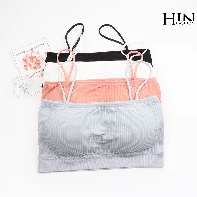 Áo bra gân tăm 2 dây quây ngang - áo lót nữ [Br04] | BigBuy360 - bigbuy360.vn
