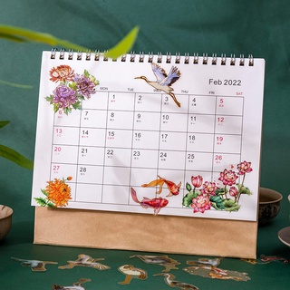 Ông Giấy 6 Kiểu 30 Tờ / Gói Hình dán Retro Cây Hoa Sen Mận Cá Koi Sáng tạo Tài khoản Tay Trang trí Ảnh ghép Tự làm Chất liệu Văn phòng phẩm Nhãn dán