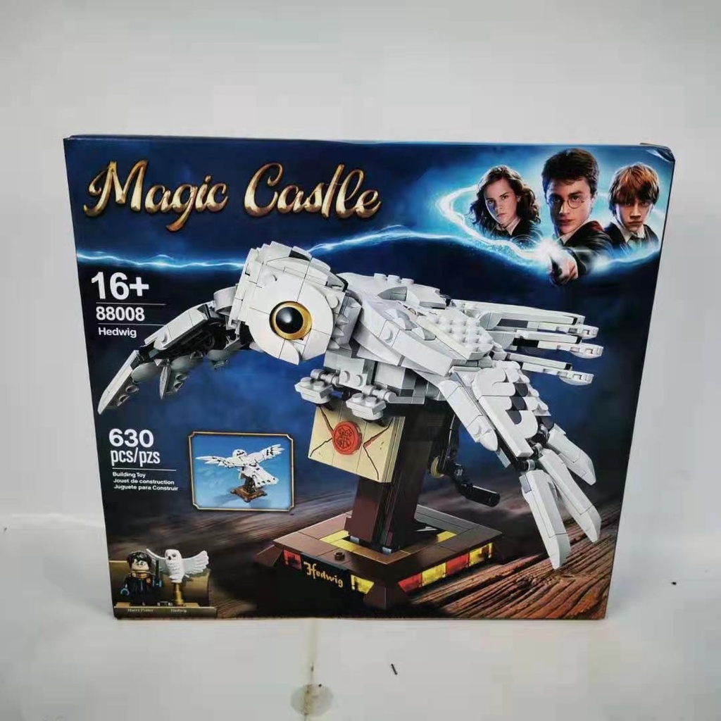 Đồ chơi lắp ráp 80008 70069 75979 mô hình Lắp ghép cú tuyết Hedwig Harry Potter - Xếp hình thông minh