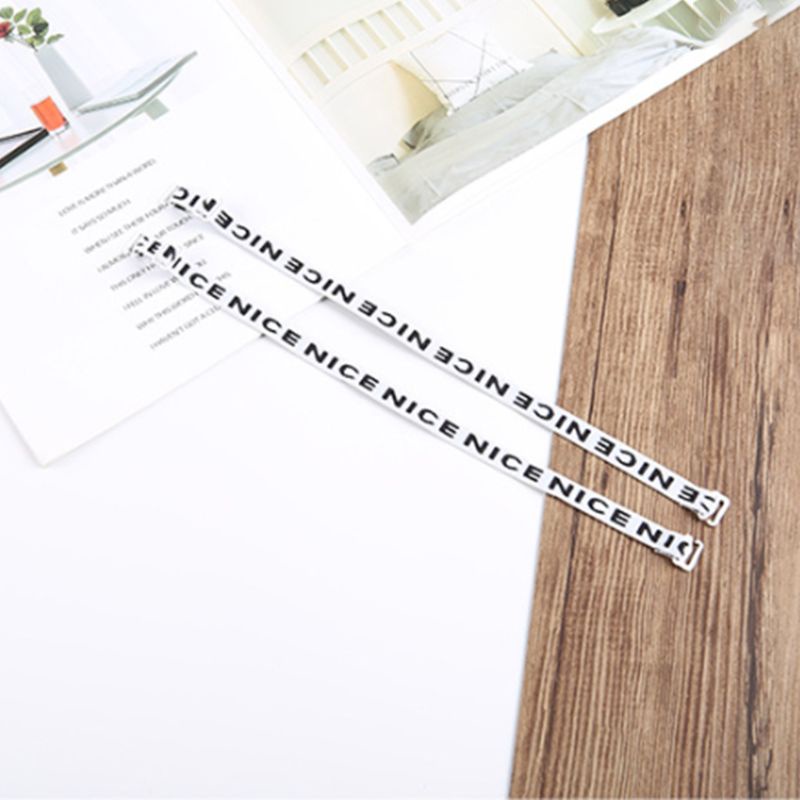 Cặp dây áo ngực thay thế thêu họa tiết chữ cái Nice trang trí phong cách thể thao có khóa cài trượt dành cho nữ