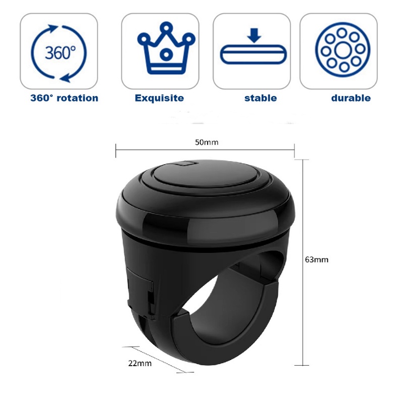 Phụ Kiện Tăng Cường Lực Vô Lăng Xe Hơi Bằng Silicon Dẻo Mới Phù Hợp Với Mọi Phương Tiện / Thời Trang