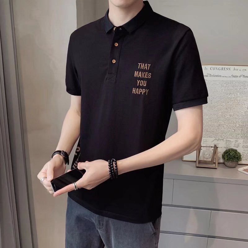 Áo Thun POLO Nam Tay Ngắn Phong Cách Hàn Quốc Size M-3XL