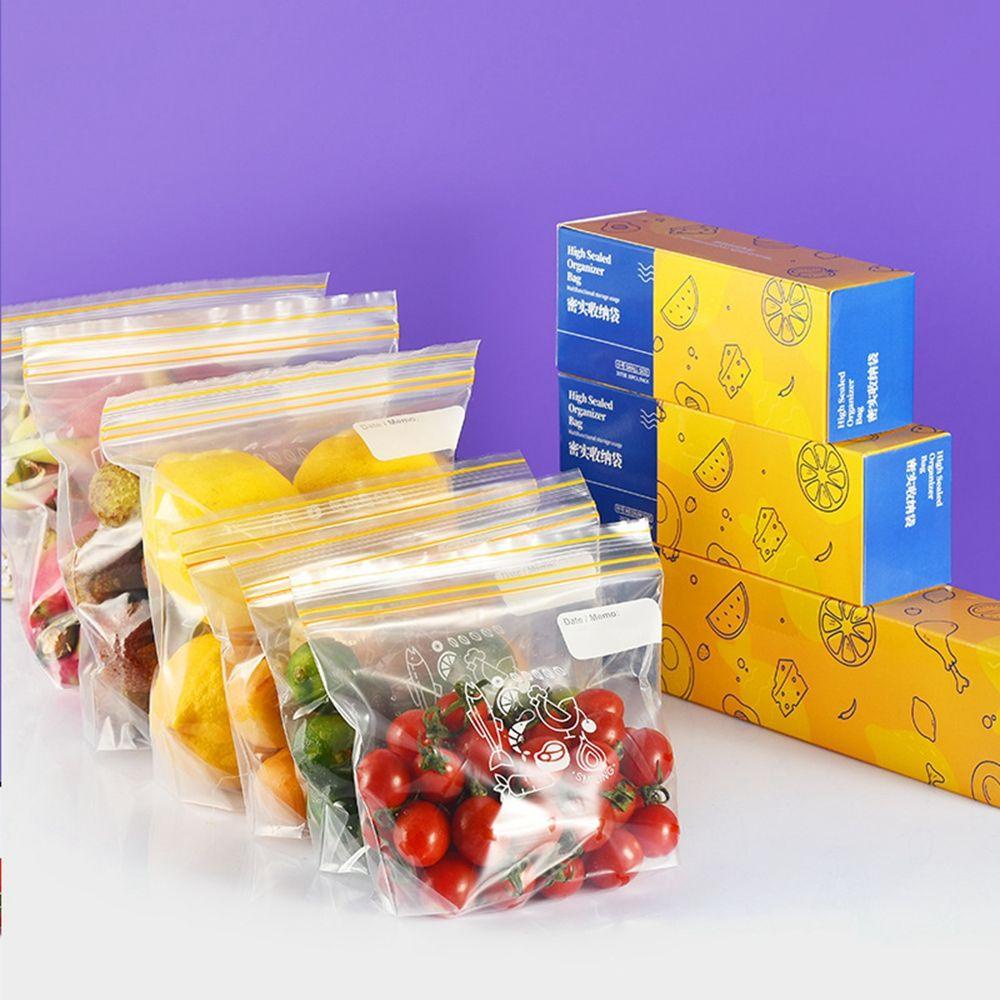 Set 3 Túi Đựng Thực Phẩm Có Khóa Kéo Tiện Dụng