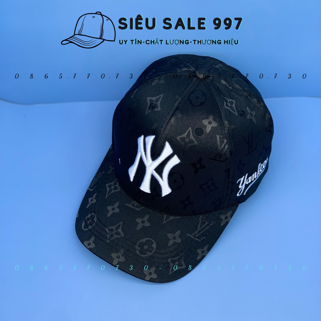 MŨ LƯỠI TRAI CHẤT VẢI GẤM THÊU LOGO N -YY CAO CẤP THỜI TRANG NAM NỮ SIÊU ĐẸP