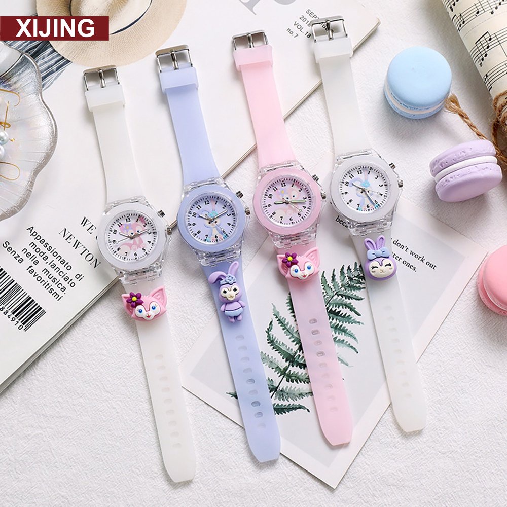 Đồng Hồ Đeo Tay Điện Tử Hình Búp Bê Linnabelle Sanrio Hoạt Hình Nhiều Màu Sắc Dành Cho Trẻ