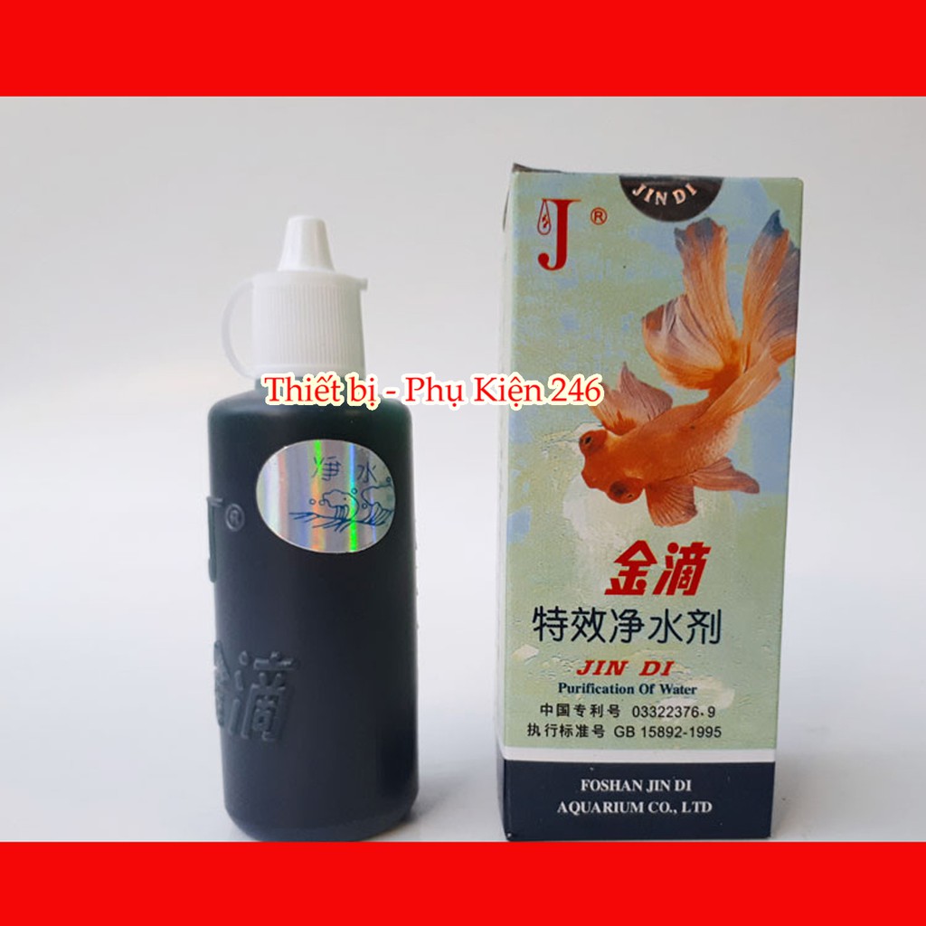 Thuốc làm trong nước JIN DI chuyên dụng cho hồ cá cảnh thủy sinh