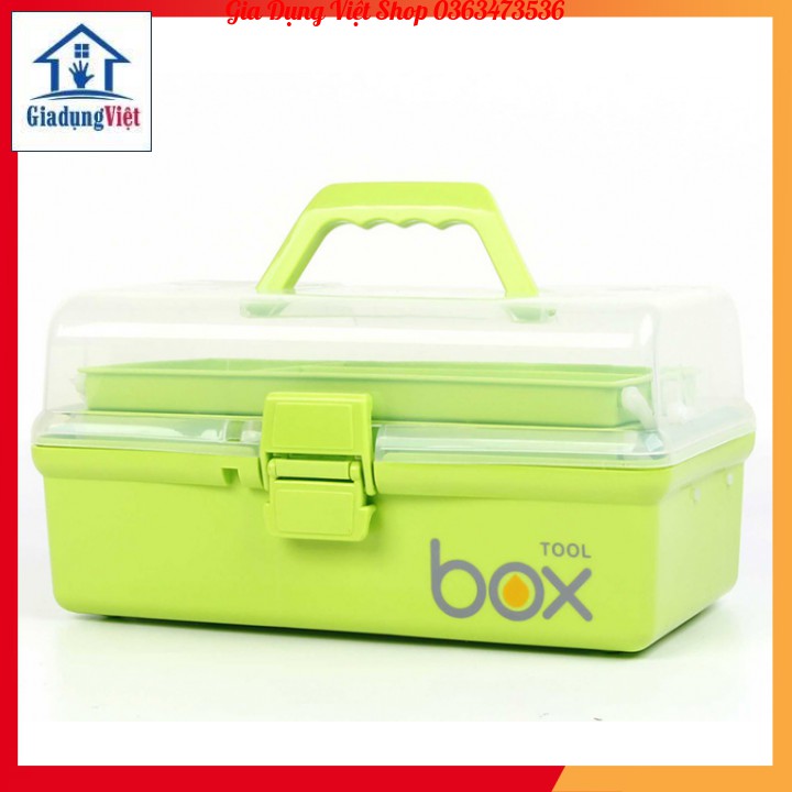 Hộp Dụng Cụ Đa Năng 3 Tầng Thông Minh T BOX - Cốp Đựng Đồ 3 Tầng Thông Minh