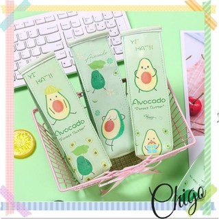 💙Bóp viết/Hộp bút [FREESHIP] dạng túi sữa hình quả bơ Chigo BV403
