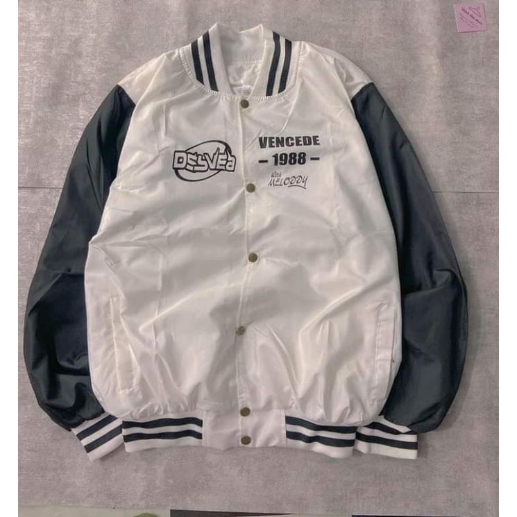 Áo khoác dù Bomber Jacket 1988 form rộng nam nữ