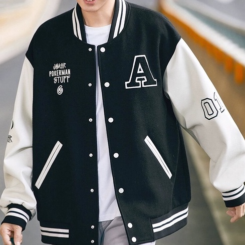 Áo khoác bomber nam nữ in hình họa tiết lá bài hót 2022 Bảo Đăng