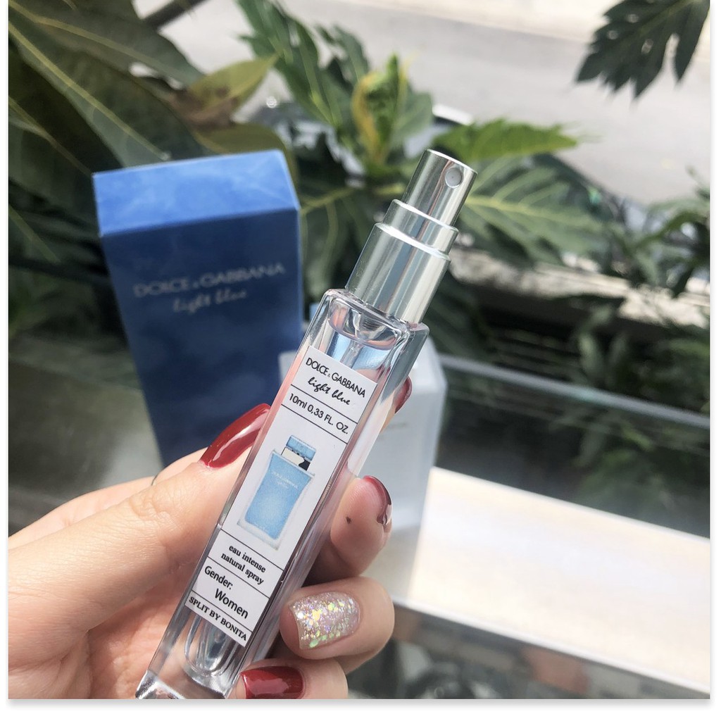 [Mã giảm giá mỹ phẩm chính hãng] [CHUẨN AUTH - Mẫu thử 10ml] Nước hoa 𝐃&𝐆 𝐋𝐢𝐠𝐡𝐭 𝐁𝐥𝐮𝐞 𝐄𝐚𝐮 𝐈𝐧𝐭𝐞𝐧𝐬𝐞