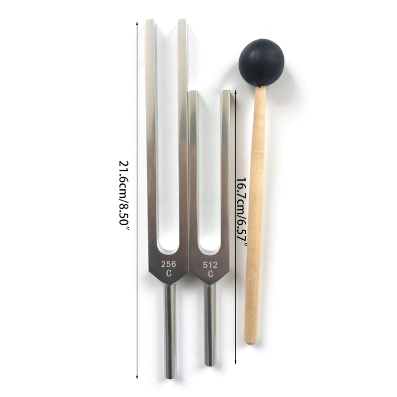 Nĩa Y Tế 512Hz + 256Hz Bằng Nhôm Hình Tam Giác Cho Đàn Violin