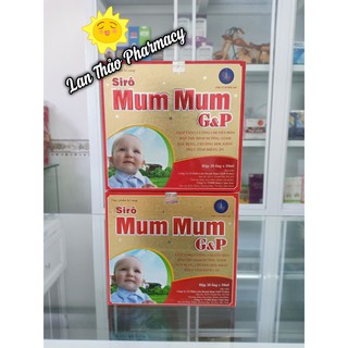 SIRO MUM MUM GP - SIRO ĂN NGON TIÊU HÓA KHỎE GOLD GP HỘP 20 ỐNG BÉ HẾT BIẾNG ĂN TĂNG CÂN HIỆU QUẢ