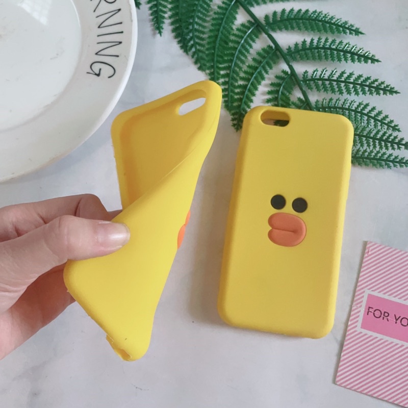 [XẢ KHO]Ốp Lưng iPhone 6/6s/6Plus/6sPlus Silicone Hình Vịt Vàng