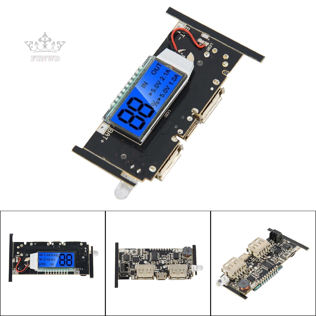 Bảng Mạch Sạc Pin Tự Động 57x28mm Pcb Usb5V 1a 2.1a