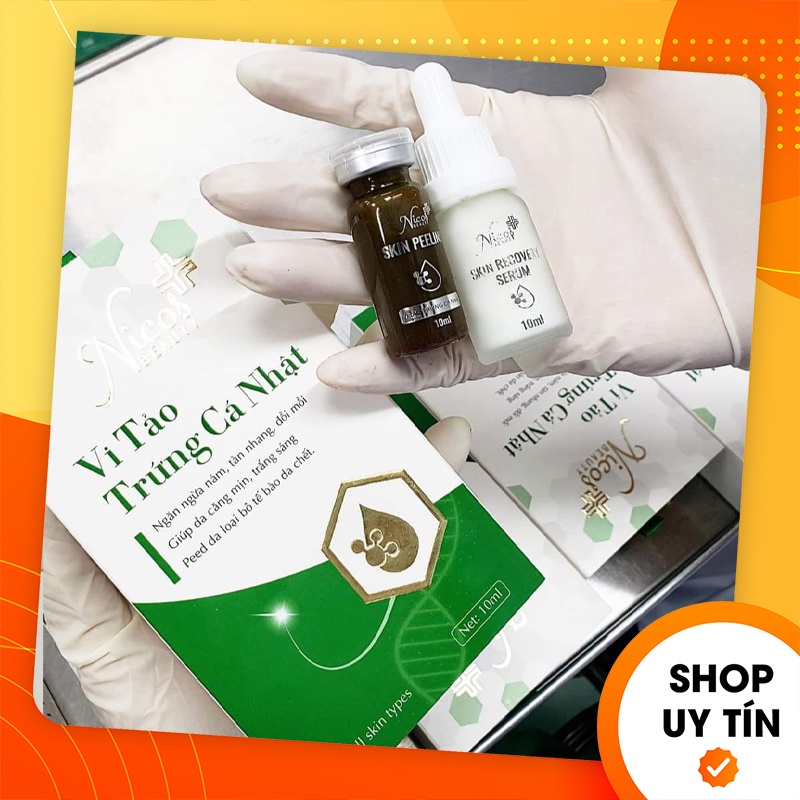 [Chính hãng] Vi Tảo Trứng Cá Nhật Nicos Tái Tạo Peel Da Ngừa Lão Hóa Thanh Nhi - Nikos Beauty - 8936177940165