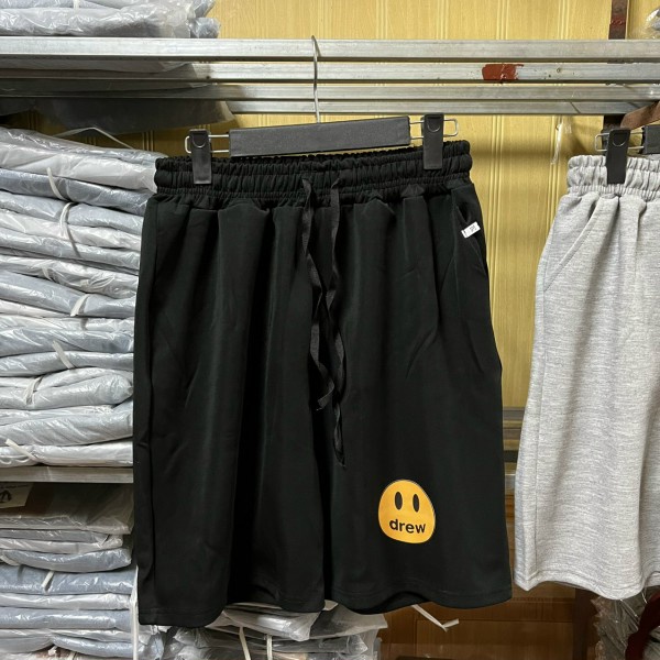 Quần short nỉ drew đen xám hàng cao cấp unisex nam nữ