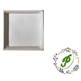 Đĩa lót chậu vuông 12cm - #065d#