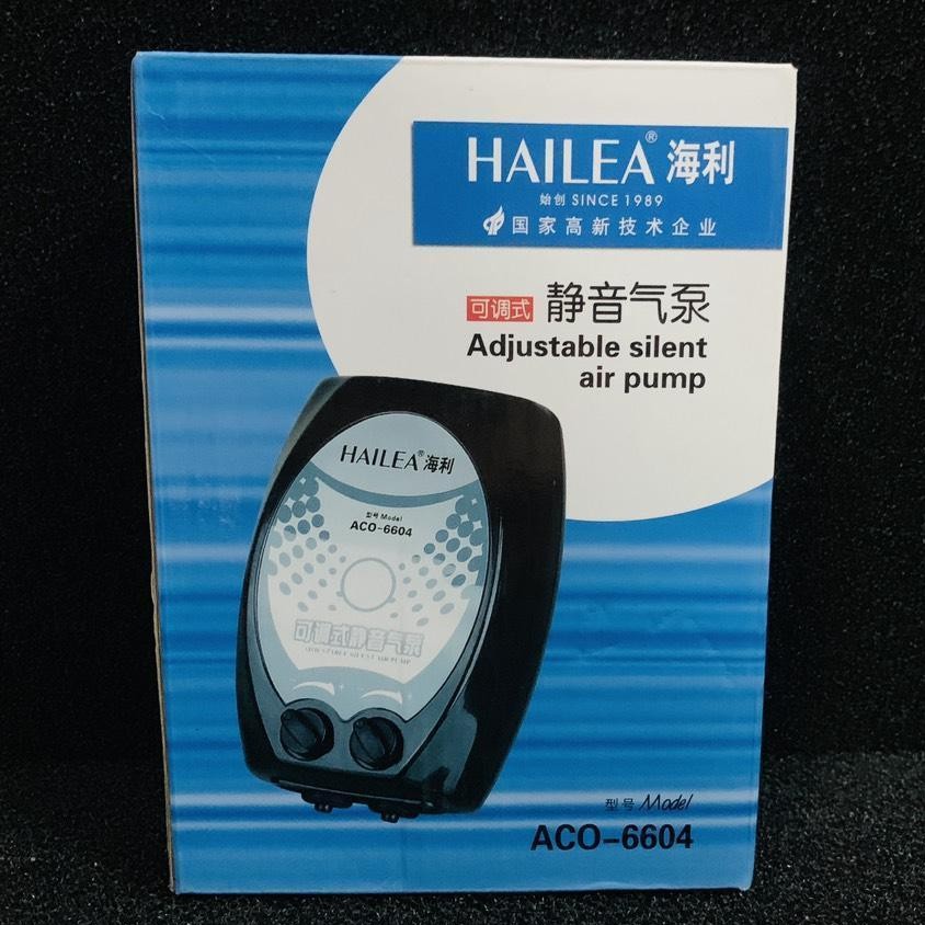 Máy sủi siêu êm Hailea ACO-6602 (1 vòi) 6604 (2 vòi)