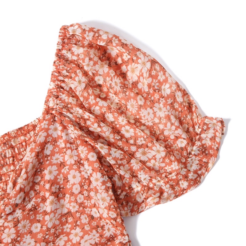 Áo hoa nhí peplum blashe