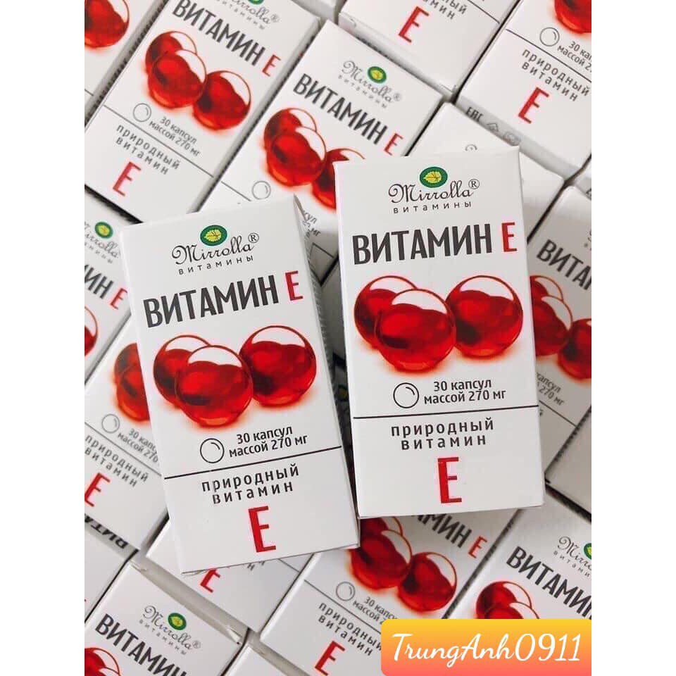 Vitamin e đỏ mẫu mới Nga- làm đẹp da, tốt cho mắt | Thế Giới Skin Care