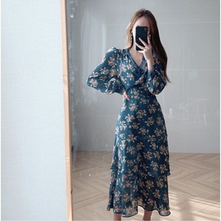 Đầm Hoa Phối Ren