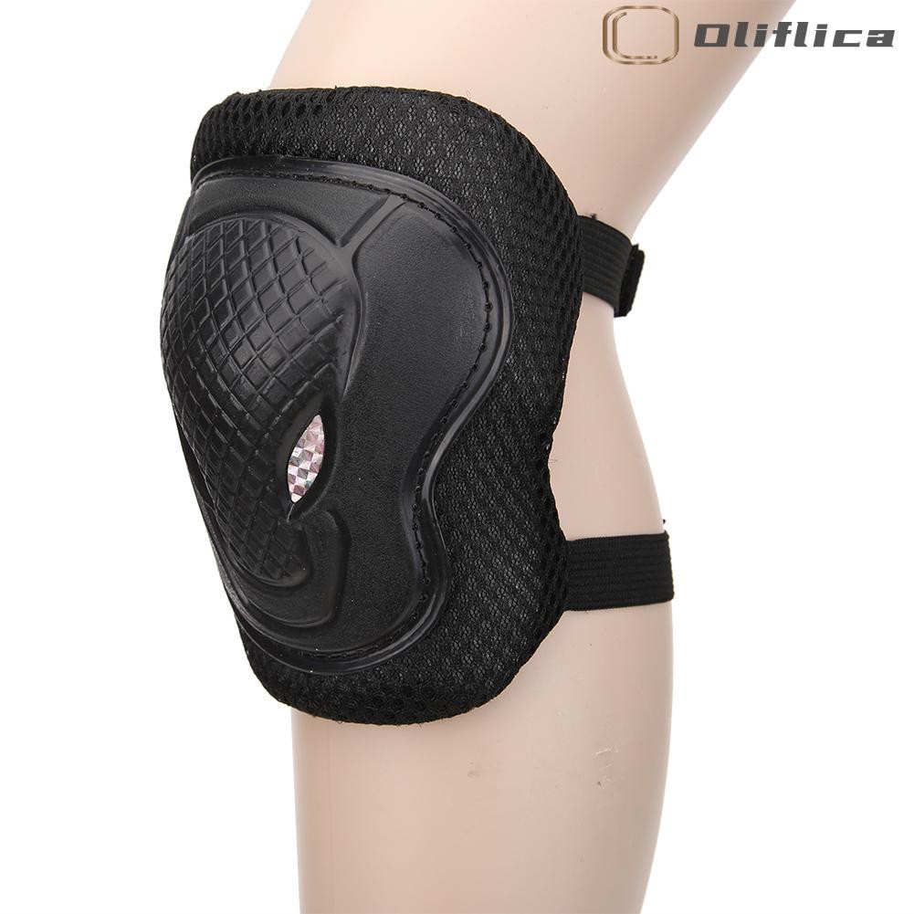 Bộ 6 Miếng Đệm Bảo Vệ Đầu Gối Cho Người Lớn Khi Đi Xe Đạp / Xe Máy