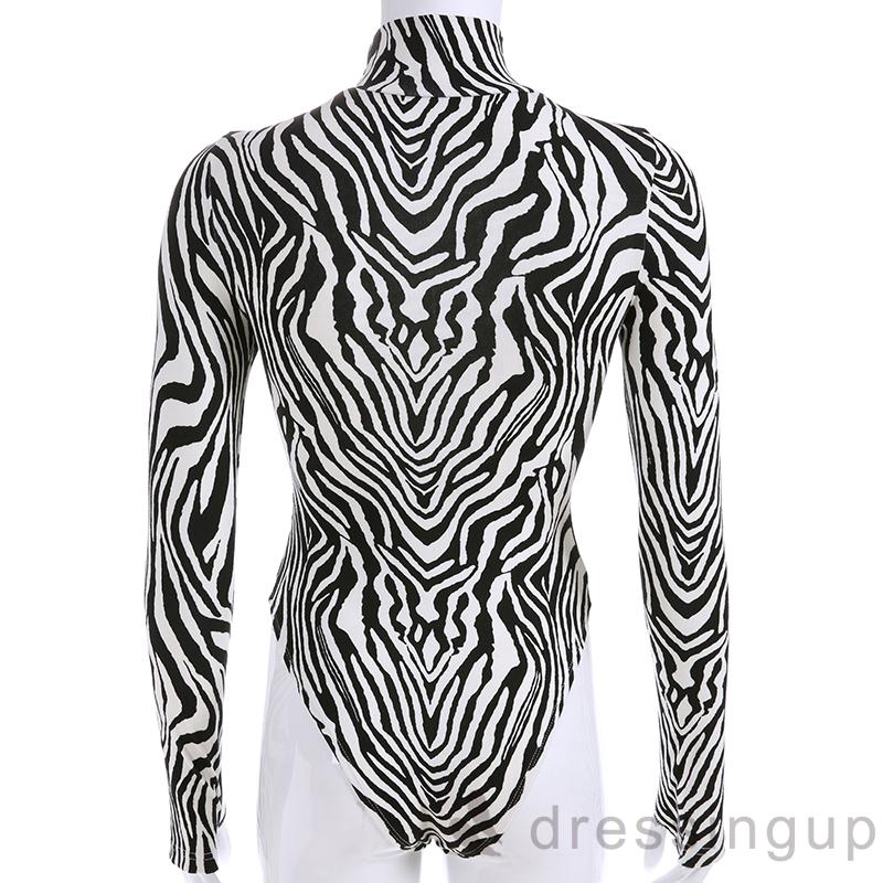 Đồ ngủ liền thân họa tiết ngựa vằn quyến rũ cho nữ