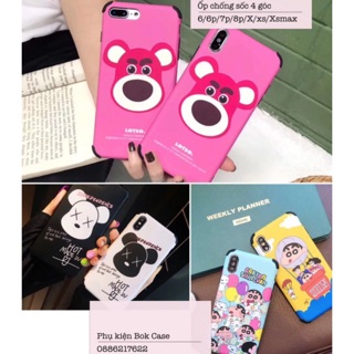 Ốp chống sốc SHIN, Bearbrick, Losto Iphone Xsmax X 7P 8P 6P 6/6S